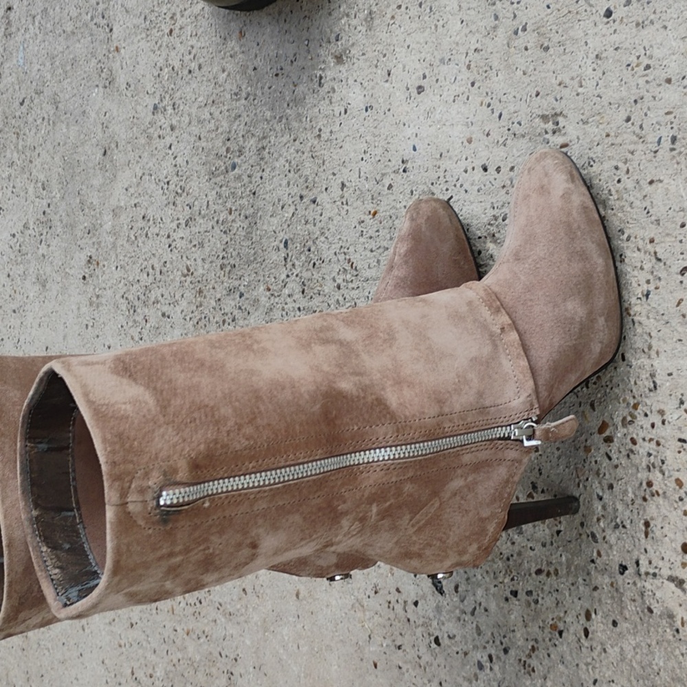 Tahari Foster Suede Boots - Picture 3 of 7